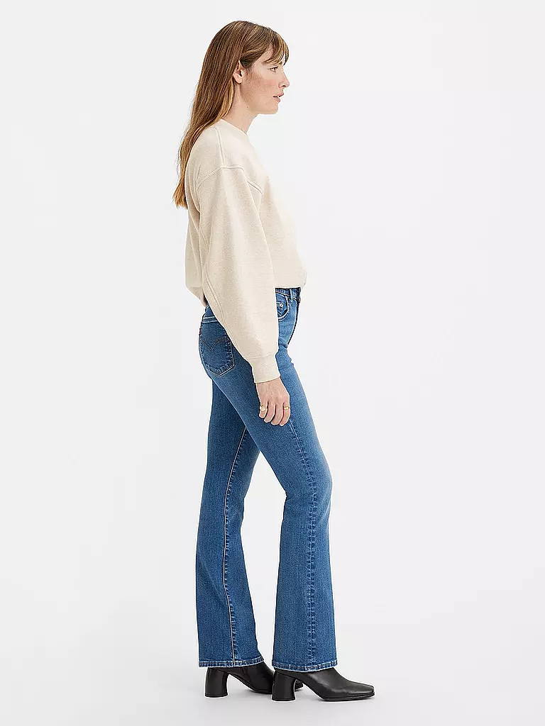 LEVI'S® | Vaqueros de talle alto corte bootcut 725 | blau