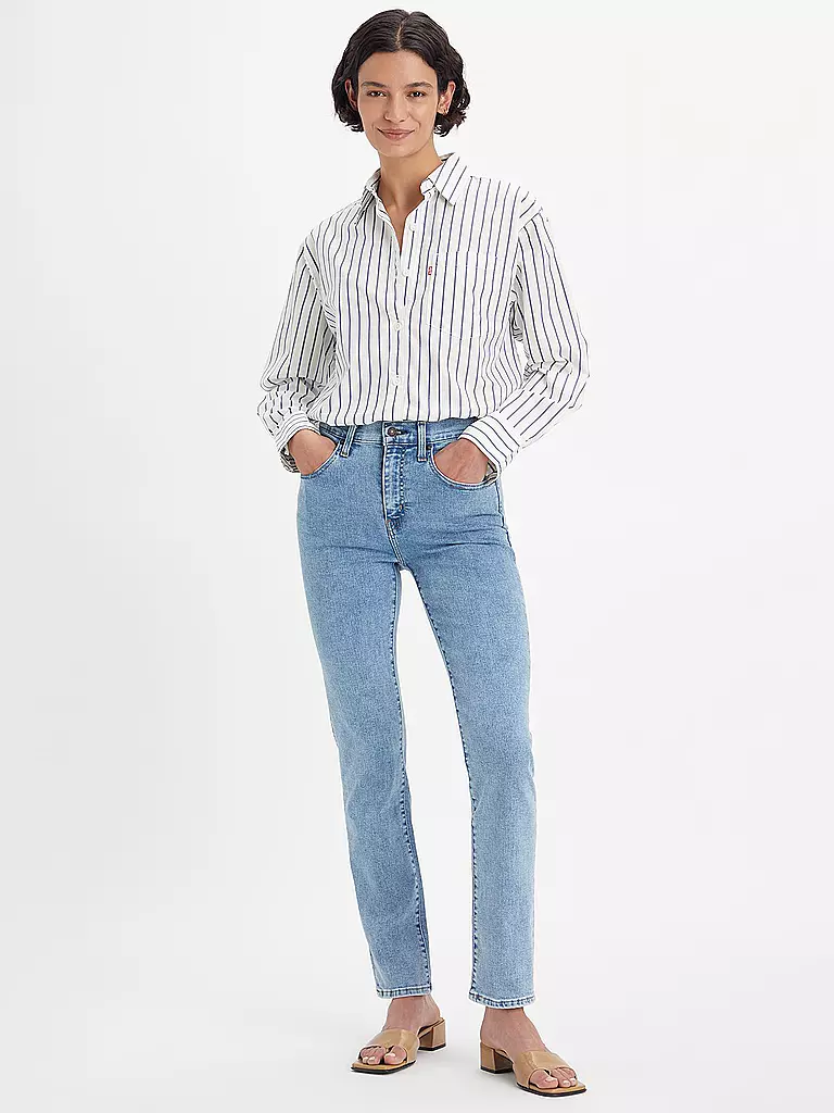 LEVI'S® | Vaqueros de talle alto corte recto 724 | blau