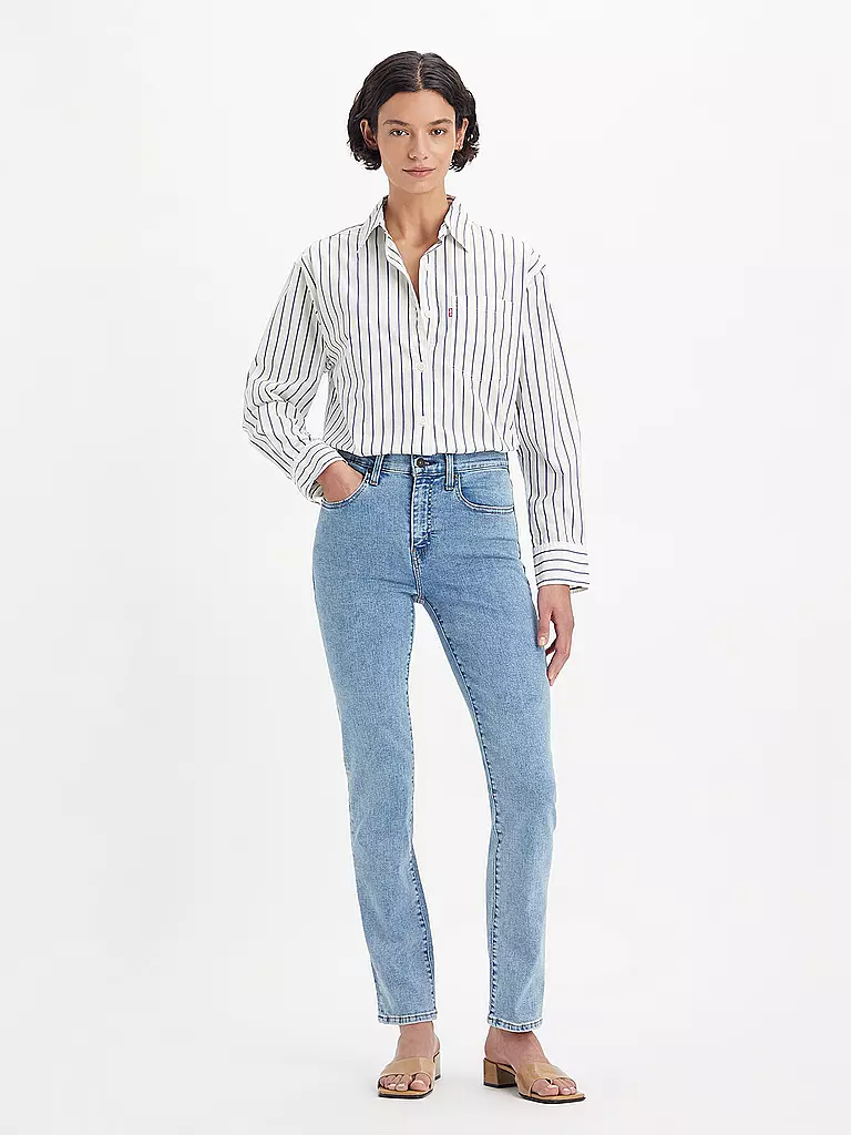 LEVI'S® | Vaqueros de talle alto corte recto 724 | blau
