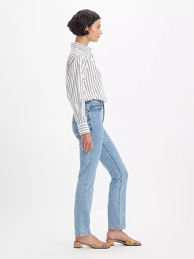 LEVI'S® | Vaqueros de talle alto corte recto 724 | blau