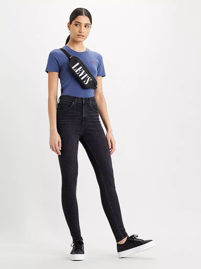LEVI'S® | Vaqueros de talle alto super skinny fit MILE | Negro