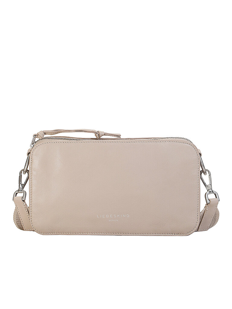 Bolso de cuero - Bolso bandolera CLARICE Medium beige