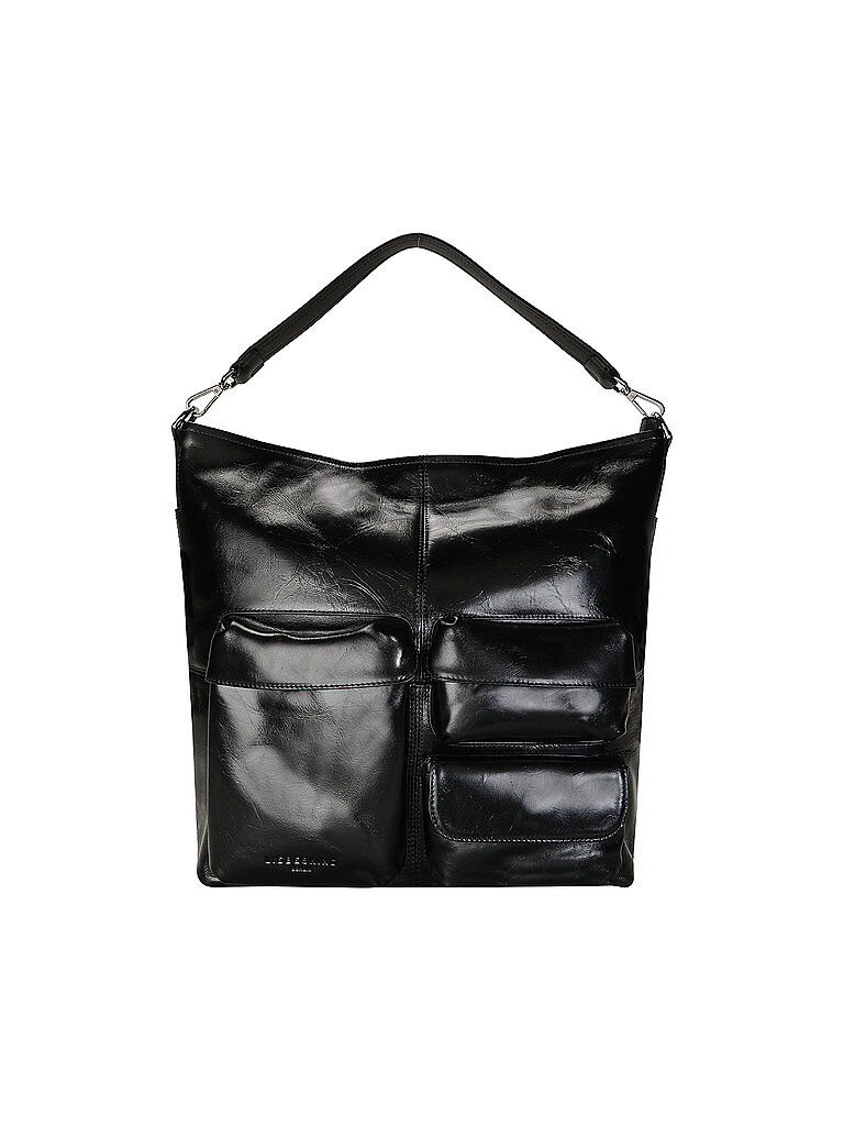 liebeskind berlin Bolso de piel - Hobo ARCHIVE LK 204 Medium negro