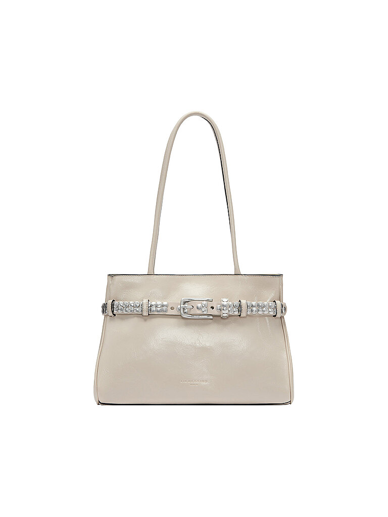 Bolso de cuero - Bolso de mano NORI Medium crema
