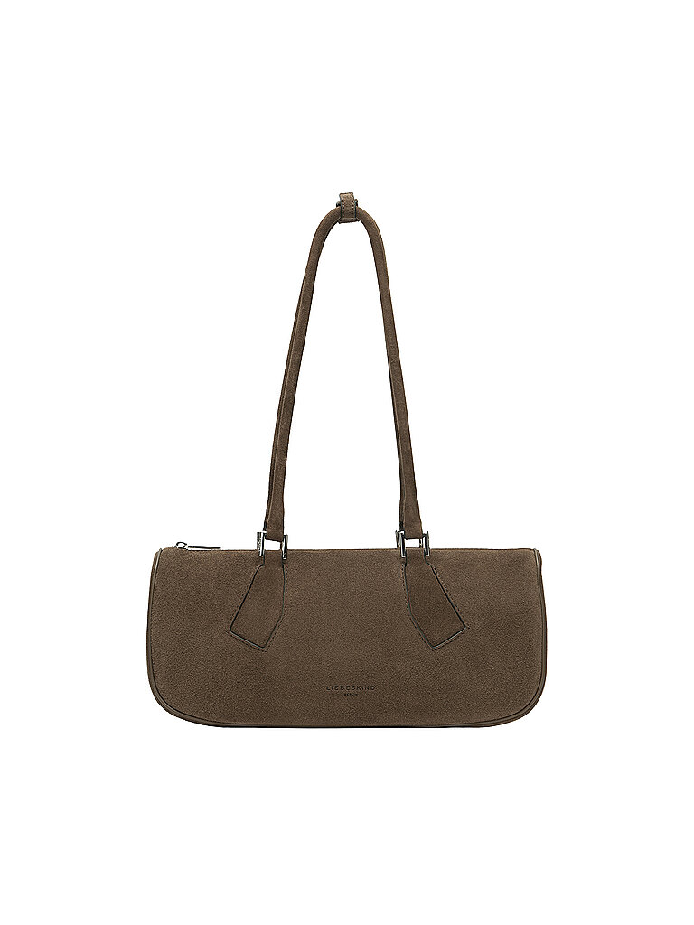 Bolso de cuero - Bolso de hombro CECILE Medium marrón