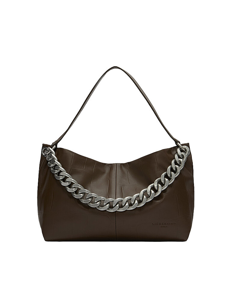 Bolso de piel - Hobo Bag MIRA Medium marrón