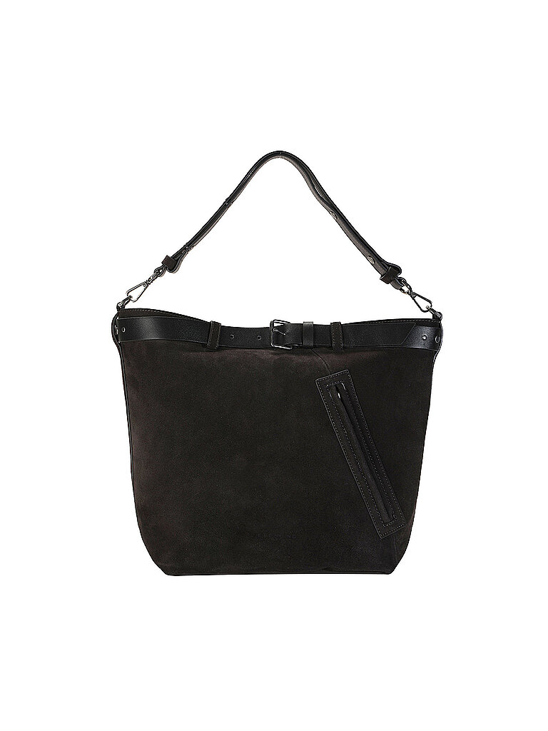 Bolso de cuero - Bucket Bag ZITA Large marrón
