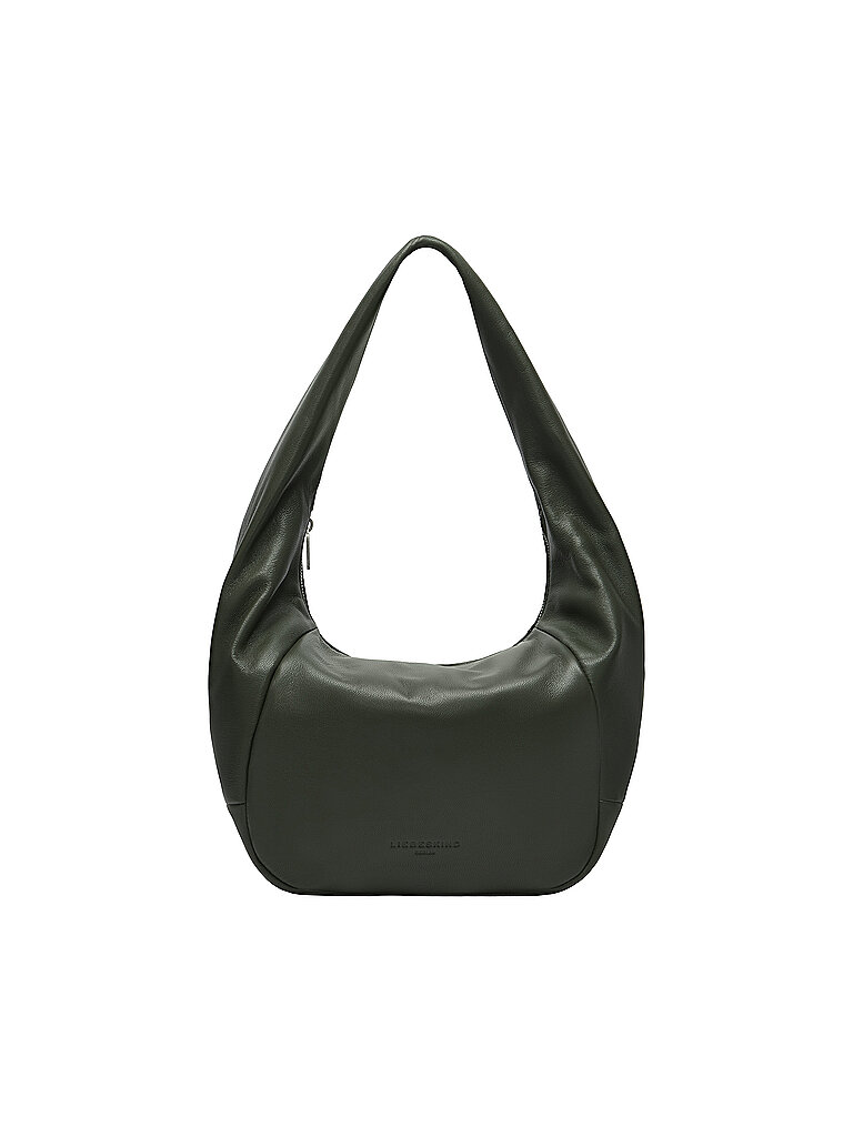 liebeskind berlin Bolso de piel - Hobo Bag FARRAH Medium verde oscuro