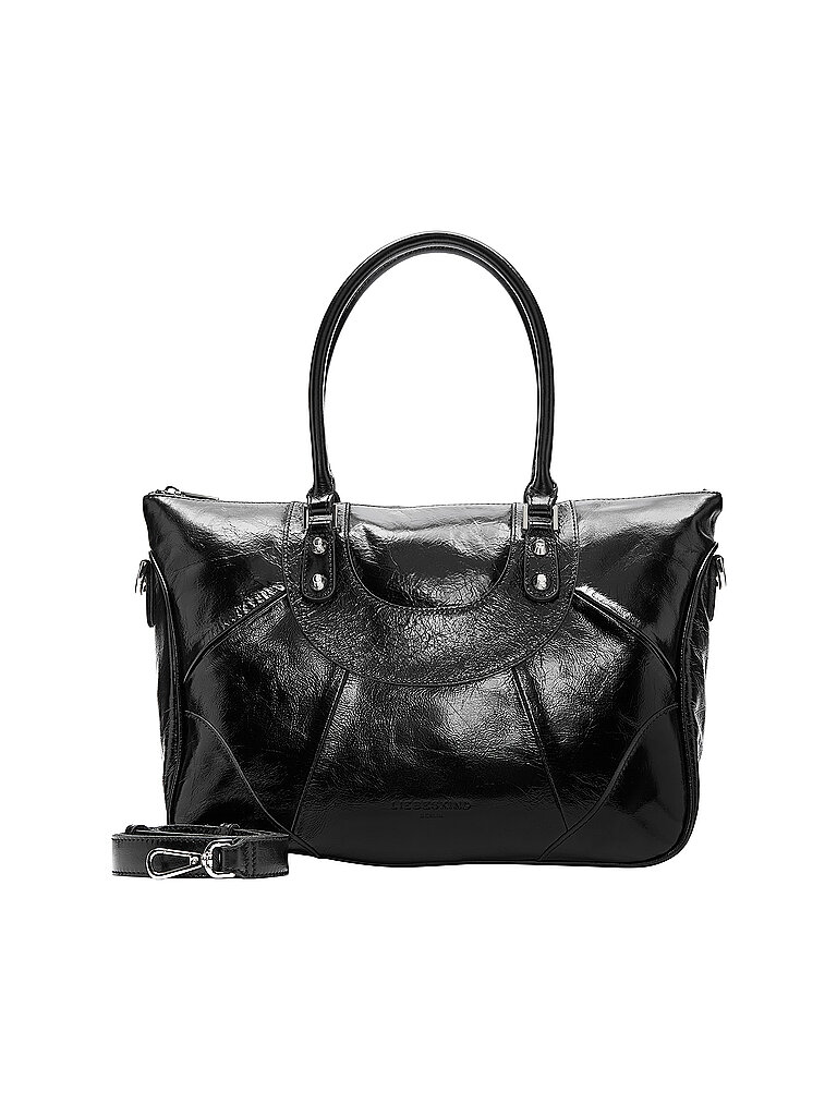 liebeskind berlin Bolso de cuero - Bolso de mano ARCHIVE ESTHER SATCHEL M negro