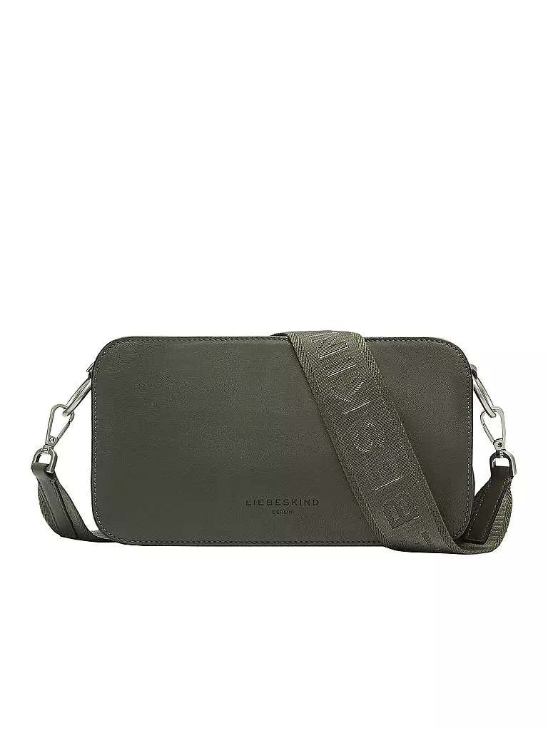 LIEBESKIND BERLIN | Bolso de cuero - Bolso bandolera CLARICE Medium | olive