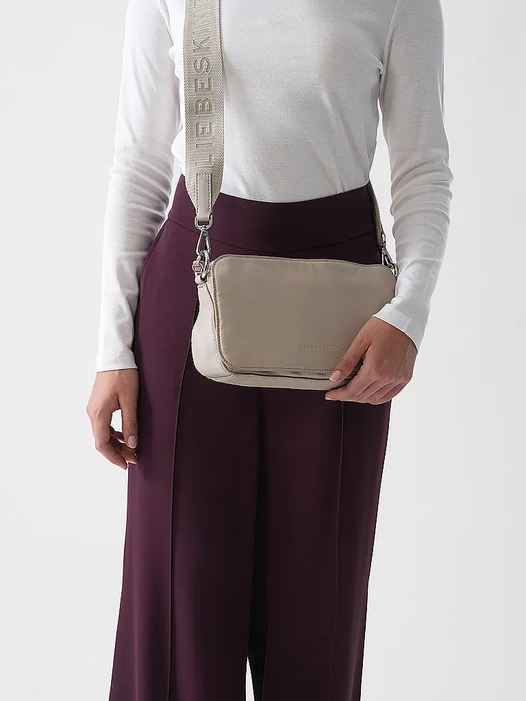 LIEBESKIND BERLIN | Bolso de cuero - Bolso bandolera CLARICE Medium | creme