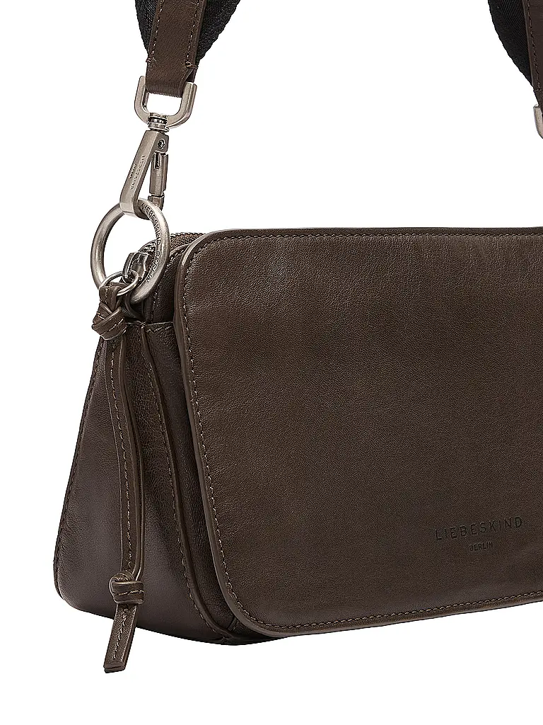 LIEBESKIND BERLIN | Bolso de cuero - Bolso bandolera CLARICE Medium | Marrón