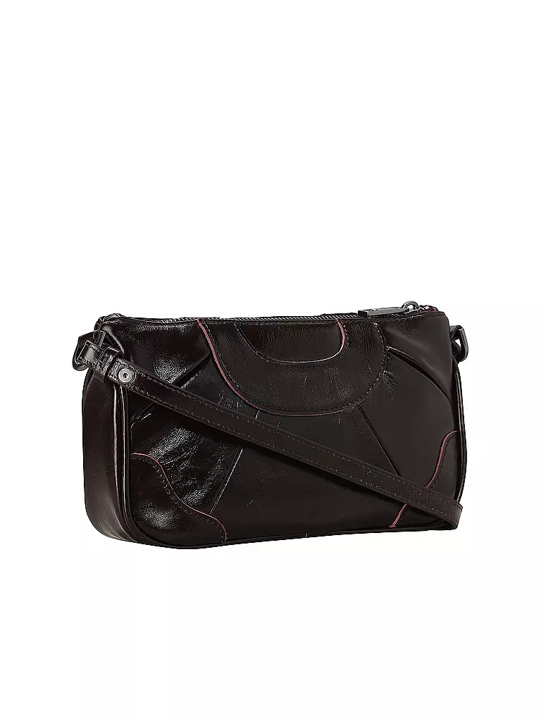 LIEBESKIND BERLIN | Bolso de cuero - Bolso bandolera ESTHER XSmall | Rojo oscuro