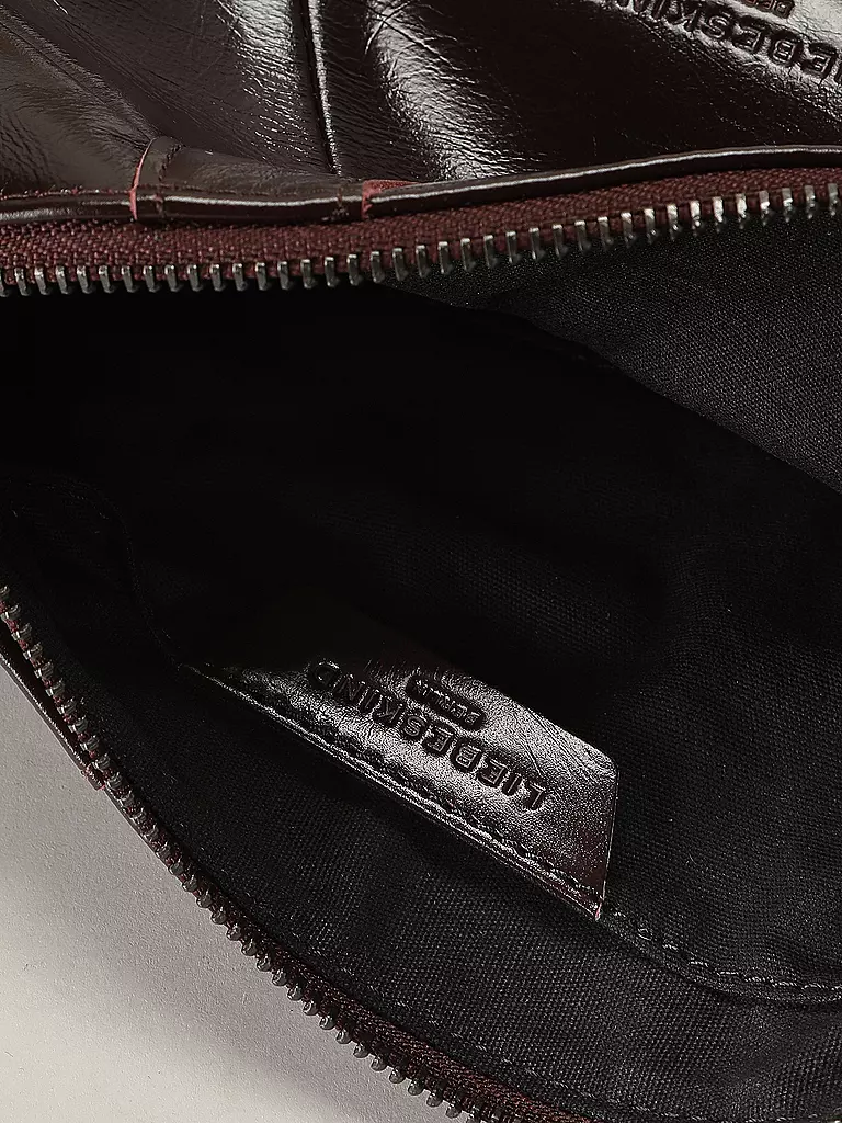 LIEBESKIND BERLIN | Bolso de cuero - Bolso bandolera ESTHER XSmall | Rojo oscuro