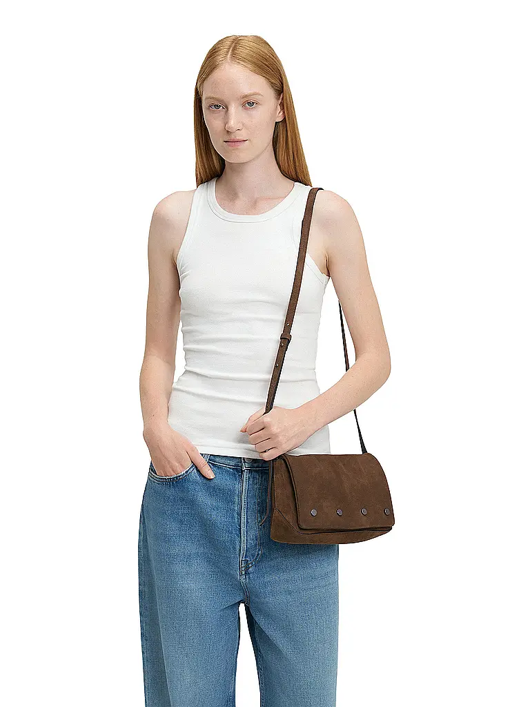 LIEBESKIND BERLIN | Bolso de cuero - Bolso bandolera RIVE Small | braun