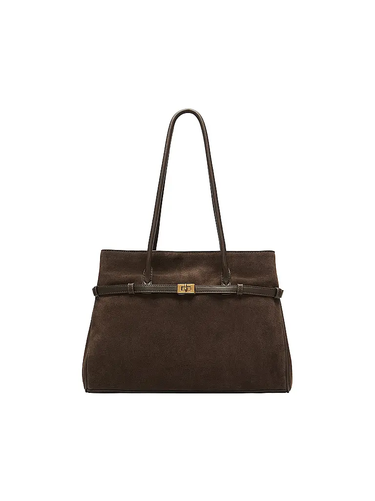 LIEBESKIND BERLIN | Bolso de cuero - Bolso de mano NORI Large | Marrón