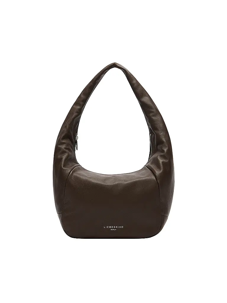 LIEBESKIND BERLIN | Bolso de cuero - Bolso Hobo FARRAH Medium | Marrón