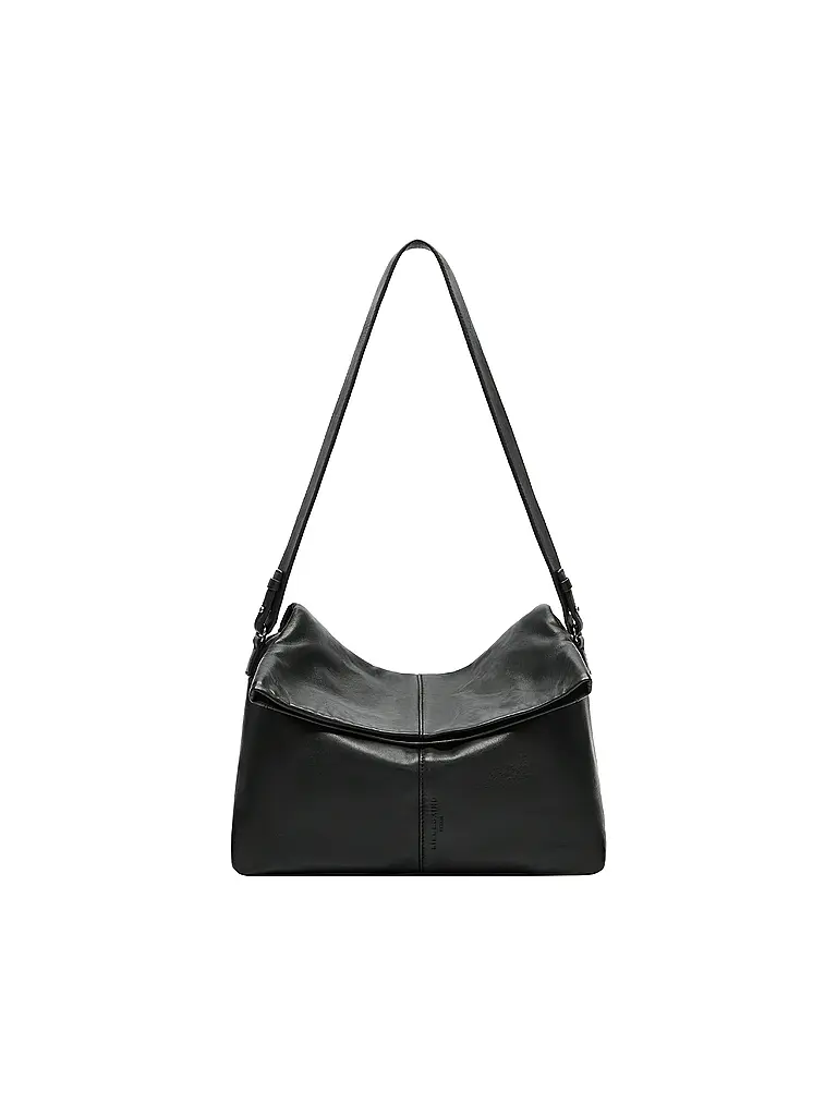 LIEBESKIND BERLIN | Bolso de cuero - Bolso Hobo FIONA Medium | Negro