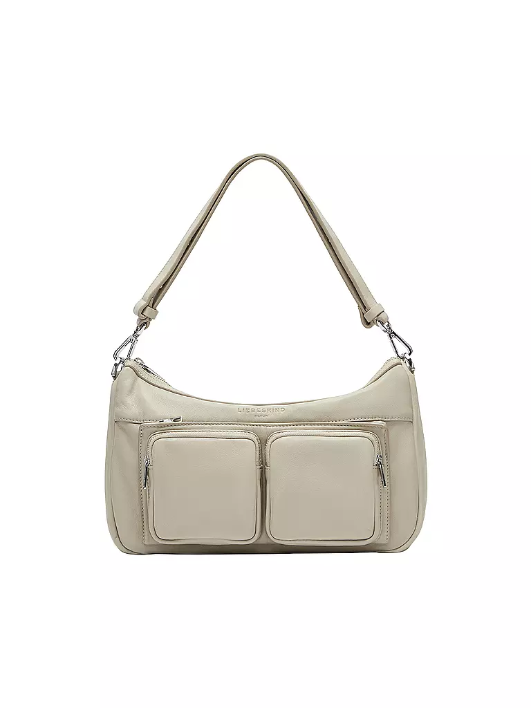 LIEBESKIND BERLIN | Bolso de cuero - Bolso Hobo MAIA Medium | Crema
