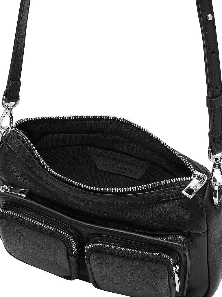 LIEBESKIND BERLIN | Bolso de cuero - Bolso Hobo MAIA Small | Negro