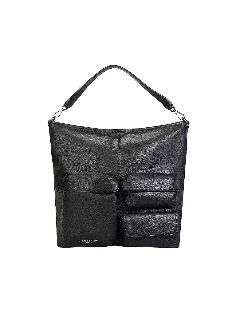 LIEBESKIND BERLIN | Bolso de cuero - Bolso Hobo | Negro
