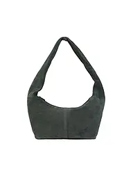 LIEBESKIND BERLIN | Bolso de cuero - Hobo Bag Medium | Oliva