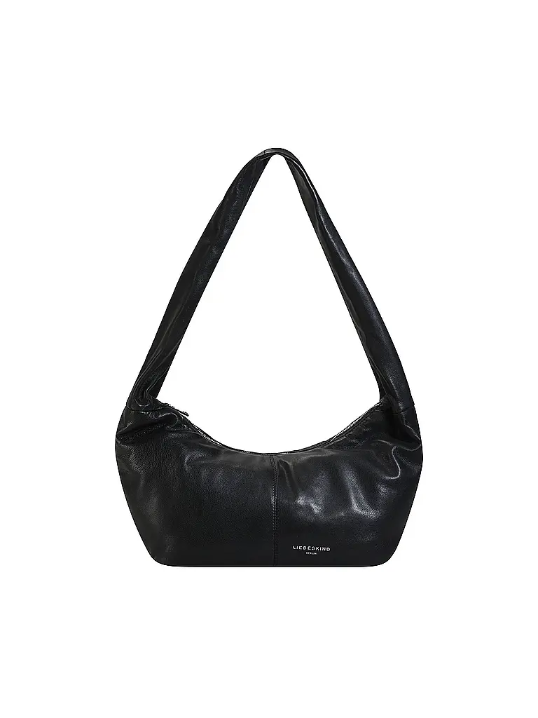 LIEBESKIND BERLIN | Bolso de cuero - Hobo Bag Medium | Negro
