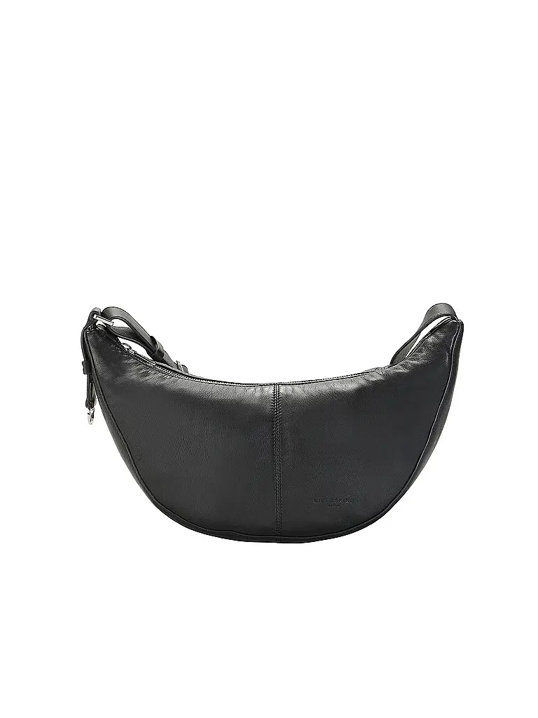 LIEBESKIND BERLIN | Bolso de cuero - Hobo Bag MOON Small | Negro