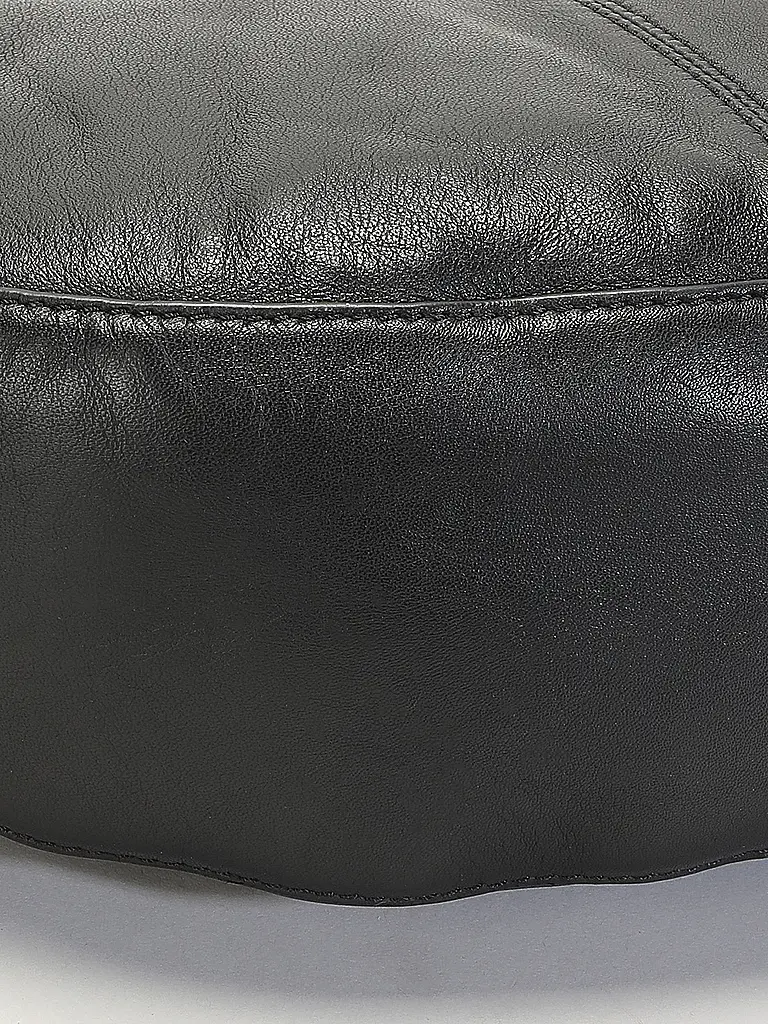 LIEBESKIND BERLIN | Bolso de cuero - Hobo Bag MOON Small | Negro