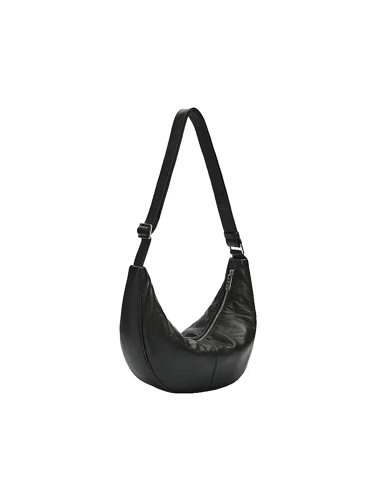 LIEBESKIND BERLIN | Bolso de cuero - Hobo Bag MOON Small | Negro