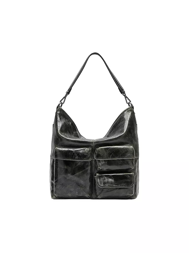 LIEBESKIND BERLIN | Bolso de cuero - Hobo Mediano | schwarz
