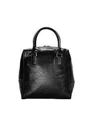 LIEBESKIND BERLIN | Bolso de cuero - Shopper LACK Medium | Negro