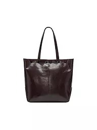 LIEBESKIND BERLIN | Bolso de cuero - Shopper RIVE Large | Rojo oscuro