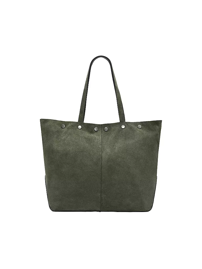 LIEBESKIND BERLIN | Bolso de cuero - Shopper RIVE Large | Oliva