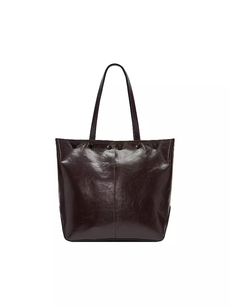 LIEBESKIND BERLIN | Bolso de cuero - Shopper RIVE Large | dunkelrot