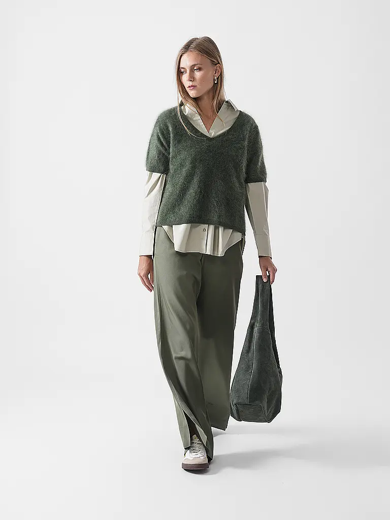 LIEBESKIND BERLIN | Bolso de cuero - Shopper | olive
