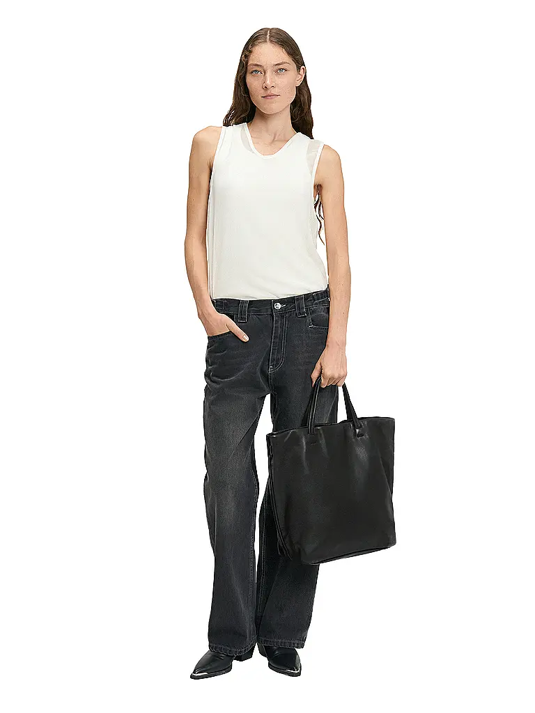 LIEBESKIND BERLIN | Bolso de cuero - Tote Bag HERA Large | Negro