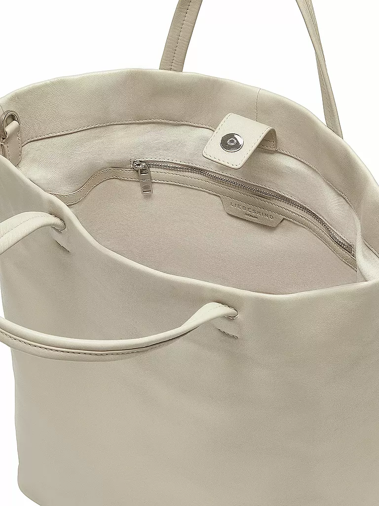 LIEBESKIND BERLIN | Bolso de cuero - Tote Bag HERA Large | Crema