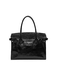 LIEBESKIND BERLIN | Ledertasche - Henkeltasche GLORIA SATCHEL Large | Negro
