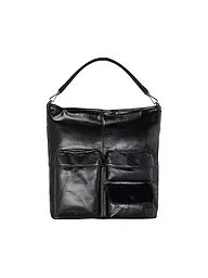 LIEBESKIND BERLIN | Ledertasche - Hobo ARCHIVE LK 204 Medium | Negro