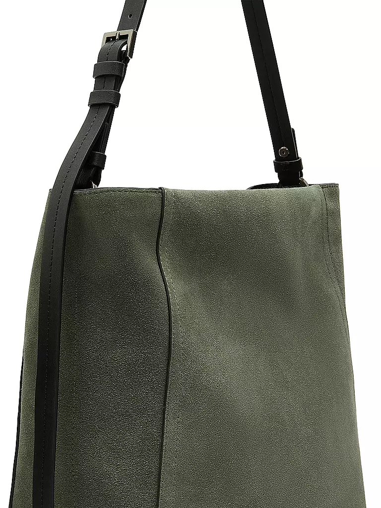 LIEBESKIND BERLIN | Ledertasche - Hobo CHUDY Medium  | Verde oscuro