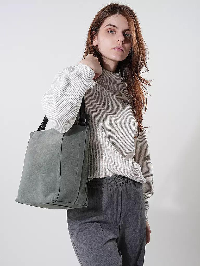 LIEBESKIND BERLIN | Ledertasche - Hobo CHUDY Medium  | Verde oscuro