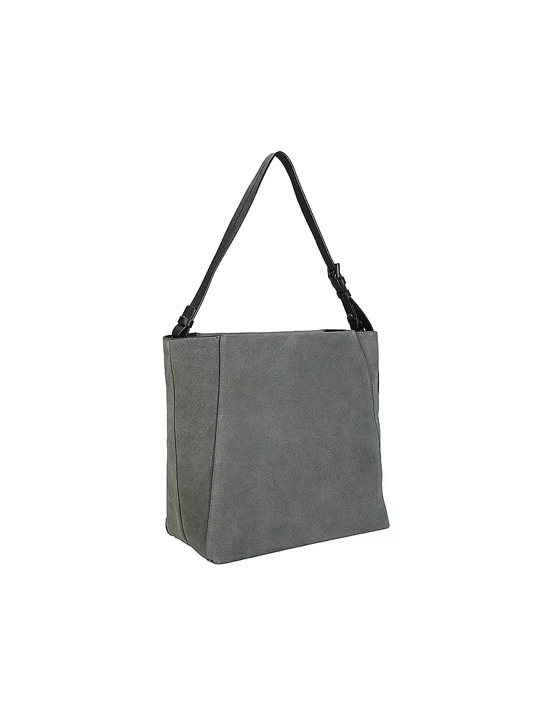 LIEBESKIND BERLIN | Ledertasche - Hobo CHUDY Medium  | Verde oscuro