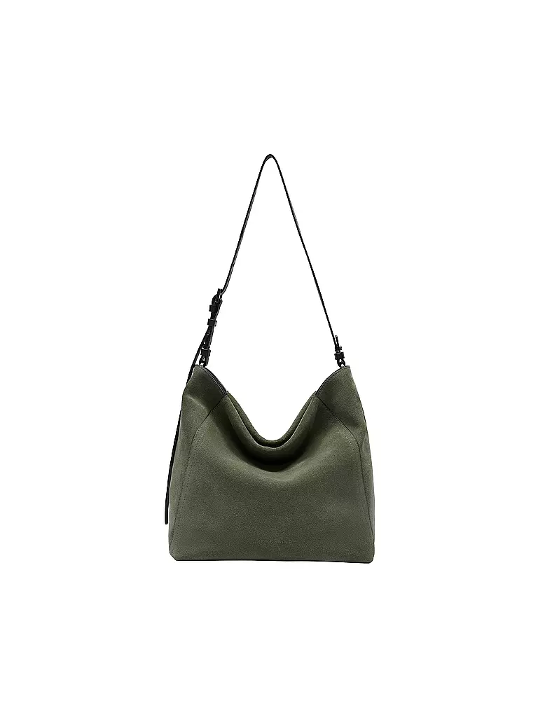 LIEBESKIND BERLIN | Ledertasche - Hobo CHUDY Medium  | Verde oscuro