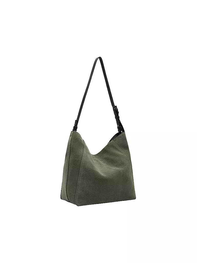 LIEBESKIND BERLIN | Ledertasche - Hobo CHUDY Medium  | Verde oscuro
