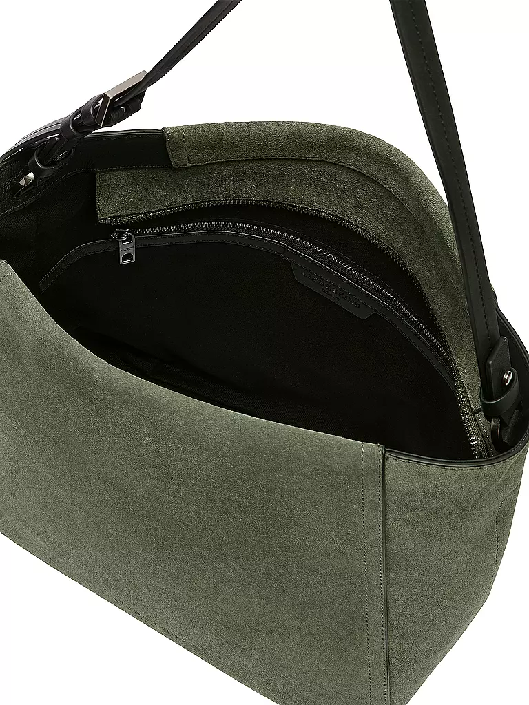 LIEBESKIND BERLIN | Ledertasche - Hobo CHUDY Medium  | Verde oscuro