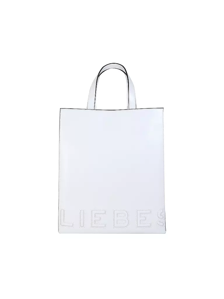 LIEBESKIND BERLIN | Ledertasche - Tote Bag PAPER BAG Medium | Blanco