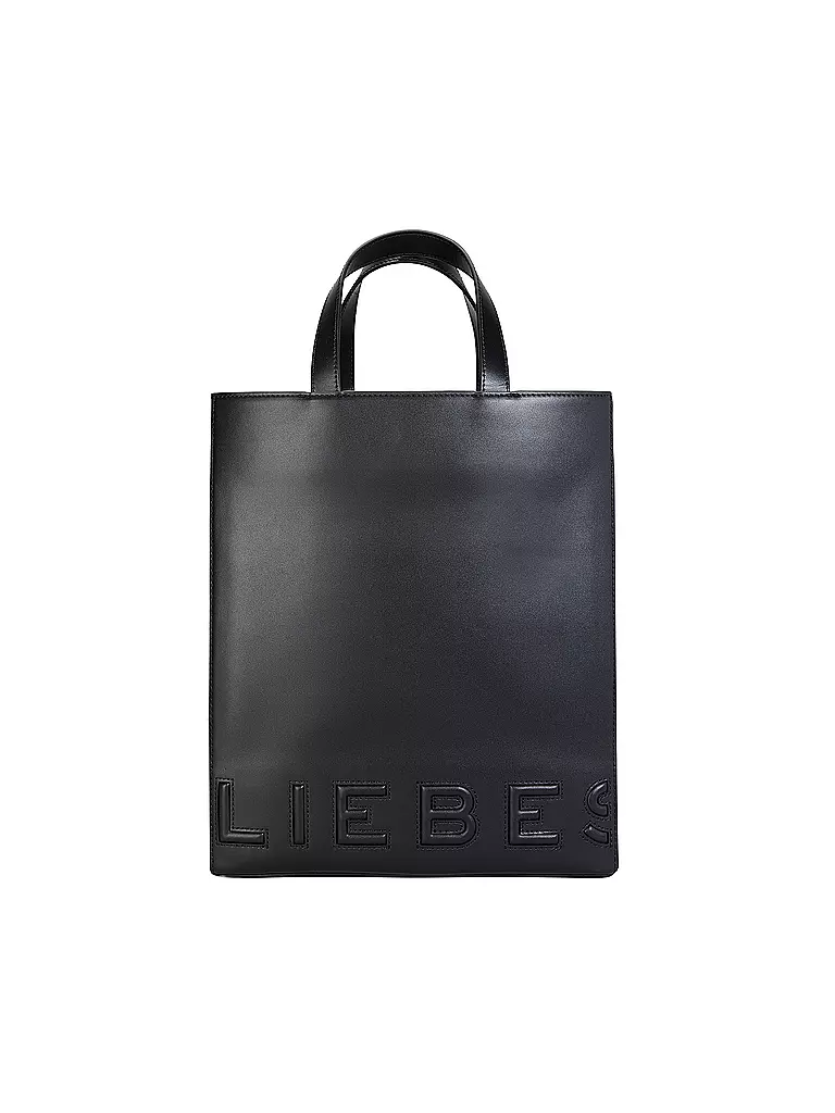 LIEBESKIND BERLIN | Ledertasche - Tote Bag PAPER BAG Medium | Negro
