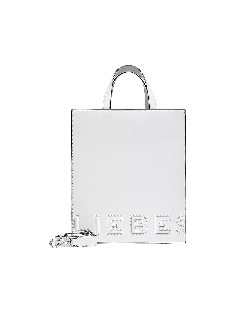 LIEBESKIND BERLIN | Ledertasche - Tote Bag PAPER BAG Medium | Blanco