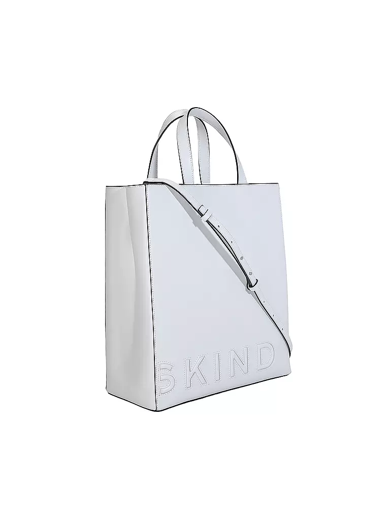 LIEBESKIND BERLIN | Ledertasche - Tote Bag PAPER BAG Medium | Blanco